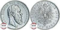 WÜRTTEMBERG 5 Mark J 173 - König Karl -