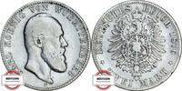 WÜRTTEMBERG 2 Mark J 172 - König Karl -