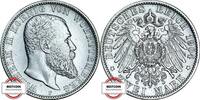 WÜRTTEMBERG 2 Mark J 174 - König Wilhelm II. -