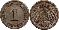 DEUTSCHLAND 1 Pfennig J 10 - Kursmünze aus dem Kaiserreich -