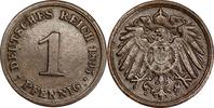 DEUTSCHLAND 1 Pfennig J 10 - Kursmünze aus dem Kaiserreich -