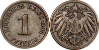DEUTSCHLAND 1 Pfennig J 10 - Kursmünze aus dem Kaiserreich -