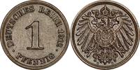 DEUTSCHLAND 1 Pfennig J 10 - Kursmünze aus dem Kaiserreich -