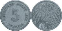 DEUTSCHLAND J 12 - Kursmünze aus dem Kaiserreich 5 Pfennig 1898 A SS