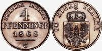 PREUSSEN 4 Pfennig KM 105 - Kursmünze -