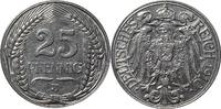 DEUTSCHLAND 25 Pfennig J 18 Kursmünze -