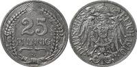 DEUTSCHLAND 25 Pfennig J 18 Kursmünze -