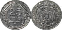 DEUTSCHLAND 25 Pfennig J 18 Kursmünze -