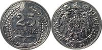 DEUTSCHLAND 25 Pfennig J 18 Kursmünze -