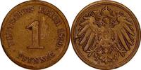 DEUTSCHLAND 1 Pfennig J 10 - Kursmünze aus dem Kaiserreich -