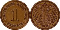 DEUTSCHLAND 1 Pfennig J 10 - Kursmünze aus dem Kaiserreich -