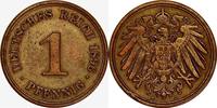 DEUTSCHLAND 1 Pfennig J 10 - Kursmünze aus dem Kaiserreich -