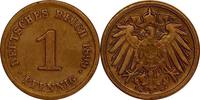 DEUTSCHLAND 1 Pfennig J 10 - Kursmünze aus dem Kaiserreich -