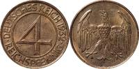 WEIMARER REPUBLIK 4 Pfennig J 315 Kursmünze -