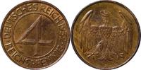 WEIMARER REPUBLIK 4 Pfennig J 315 Kursmünze -