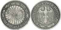 WEIMARER REPUBLIK 50 Reichspfennig J 324 - Kursmünze der Weimarer Republik -