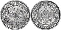 WEIMARER REPUBLIK 50 Reichspfennig J 324 - Kursmünze der Weimarer Republik -