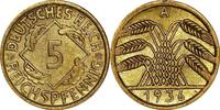 WEIMARER REPUBLIK 5 Reichspfennig J 316 - Kursmünze -