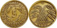WEIMARER REPUBLIK 5 Reichspfennig J 316 - Kursmünze -