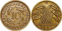 WEIMARER REPUBLIK 10 Reichspfennig J 317 - Kursmünze -
