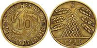 WEIMARER REPUBLIK 10 Reichspfennig J 317 - Kursmünze -