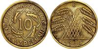 WEIMARER REPUBLIK 10 Reichspfennig J 317 - Kursmünze -