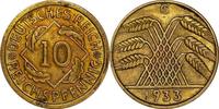 WEIMARER REPUBLIK 10 Reichspfennig J 317 - Kursmünze -