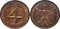 WEIMARER REPUBLIK 4 Pfennig J 315 Kursmünze -