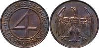WEIMARER REPUBLIK 4 Pfennig J 315 Kursmünze -
