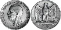 ITALIEN 5 Lire KM 67 - Adler auf Liktorenbündel -