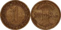 WEIMARER REPUBLIK 1 Reichspfennig J 313 - Kursmünze der Weimarer Republik -