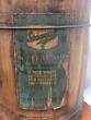 Sonstiges  Stewarts Mineral Oil 1 Gallon Wood Wrapped Metal Can Container 18" x 10.5" LH431