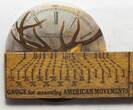 Sonstiges  Waltham 18 Size 6 Point Elk Bull Stag Color Pocket Watch Porcelain Dial LW495