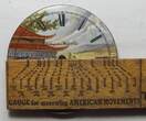 Sonstiges  Hampden 18 Size Asian Pagoda Mountains Pocket Watch Porcelain Dial LW510