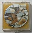 Sonstiges  Illinois 18 Size Canadian Geese Birds Flight Pocket Watch Porcelain Dial LW321
