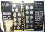 Weltmünzen 5 Pesos 2008 - 2010 Mexico Bicentennial  40-Coin Set Independence Album - P214