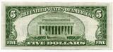 USA Banknoten $5 Silver 1934-A  Certificate Star Note - United States Currency - L935