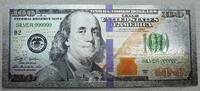 USA Banknoten Benjamin Franklin US $100 Note Novelty Silver 999 Foil Plated Bill GFN42 -