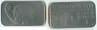 Exonumia Watergate Limited Issue Bar Lenko Pewter Vintage - ER698 -
