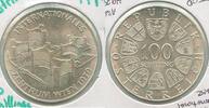 Europa 100 Schillings Austria Vienna International Center Silver - KR476 -
