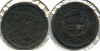 USA Large Cent Braided Hair Penny - C39 -