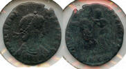 Antike Arcadius AD 383 - 408 Ancient Rome Coin - CC901 -