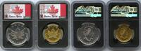Anlagemünzen  2020-W Canada 1 Oz Burnished Maple Leaf Gold Silver NGC MS70 Susan Taylor JP471