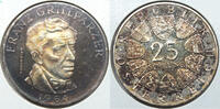 Europa 25 Schillings Austria Coin - Franz Grillparzer - Toning Toned - H608 -