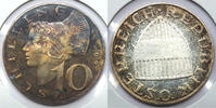 Europa 10 Schillings Austria Coin - Toning Toned - H609 -