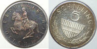Europa 5 Schillings Austria Coin - Toning Toned - H610 -