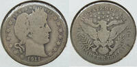 USA Barber Quarter 1911-D  Silver - Denver Mint - BD288  25,59 EUR Differenzbesteuert nach §25a UStG zzgl. 19,58 EUR Versand