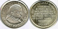 Exonumia Medal Priest Jerzy Popieluszko Silver-plated Art Round - Served God Country H836 -