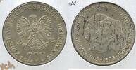 Europa 200 Zlotych Poland Silver .7500 Coin 30th Ann Victory Over Fascism - SR477 -