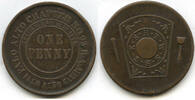 Exonumia Penny Masonic One Palo Alto California Chapter 93 Medal Token - C896 -